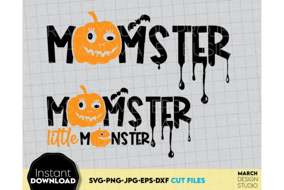 Download Halloween Shirts SVG Momster Monster Tee - Momster monster Collection