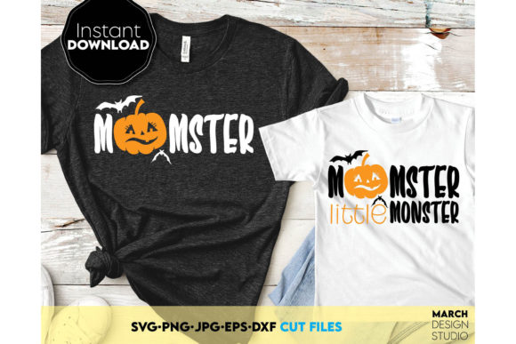 Download Halloween SVG Momster and Little Monster - Premium Bundle