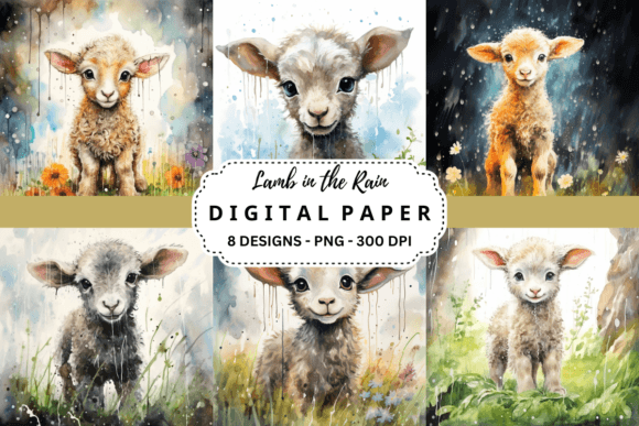 Download Lamb in the Rain Background - Rain background Collection